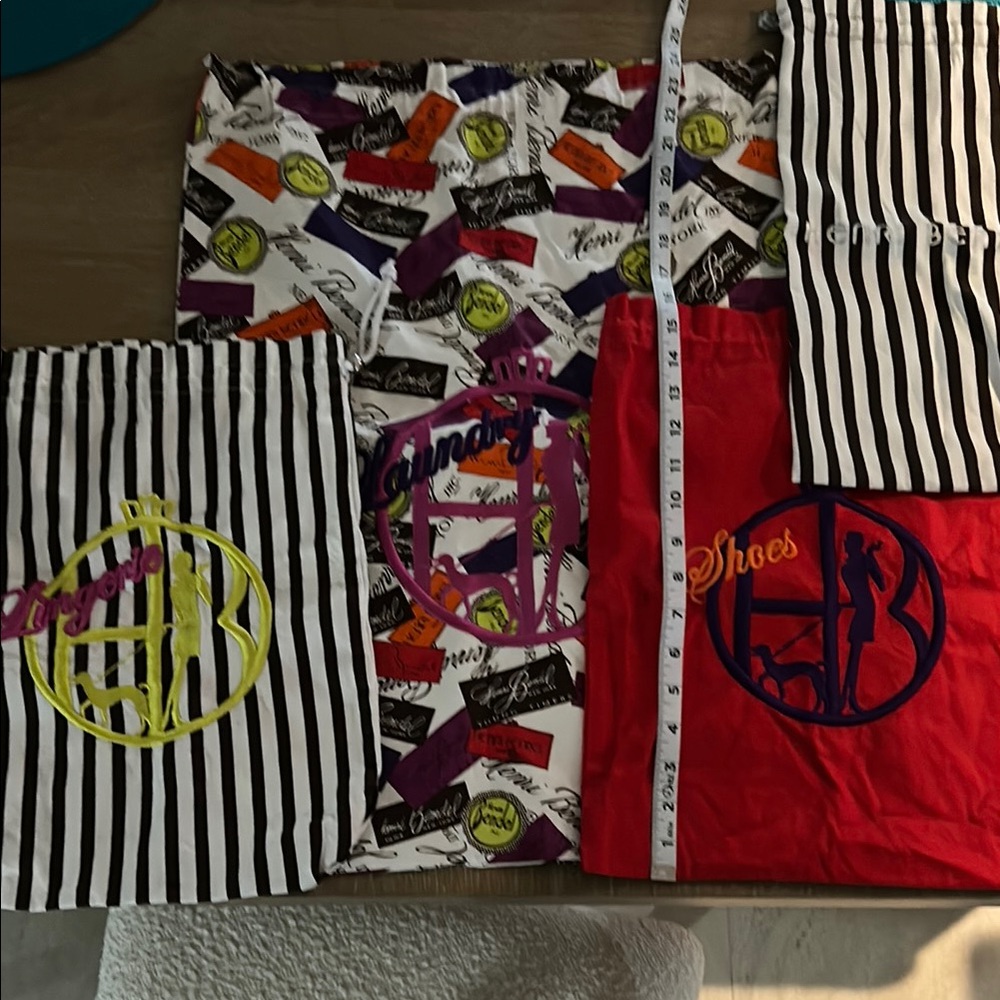 Henri Bendel fabric bags